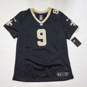 Womens Nike Drew Brees New Orleans Saints Jersey #9 Size XL Condition New
